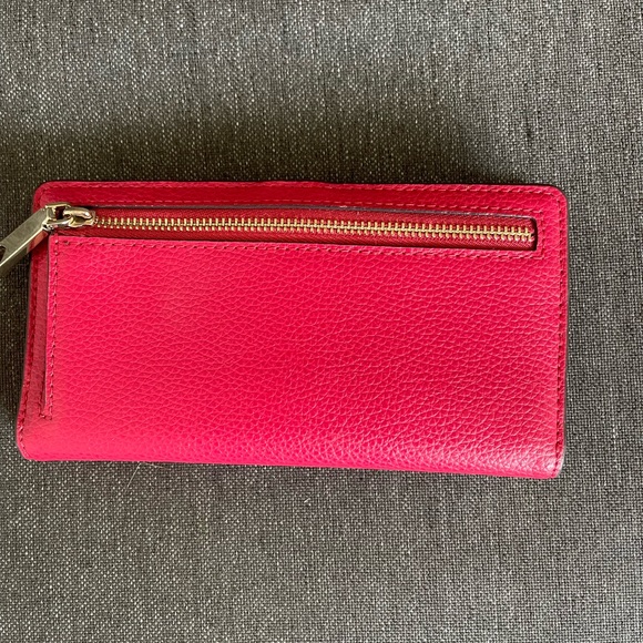 Kate Spade Slim Red Leather Wallet - Picture 5 of 5